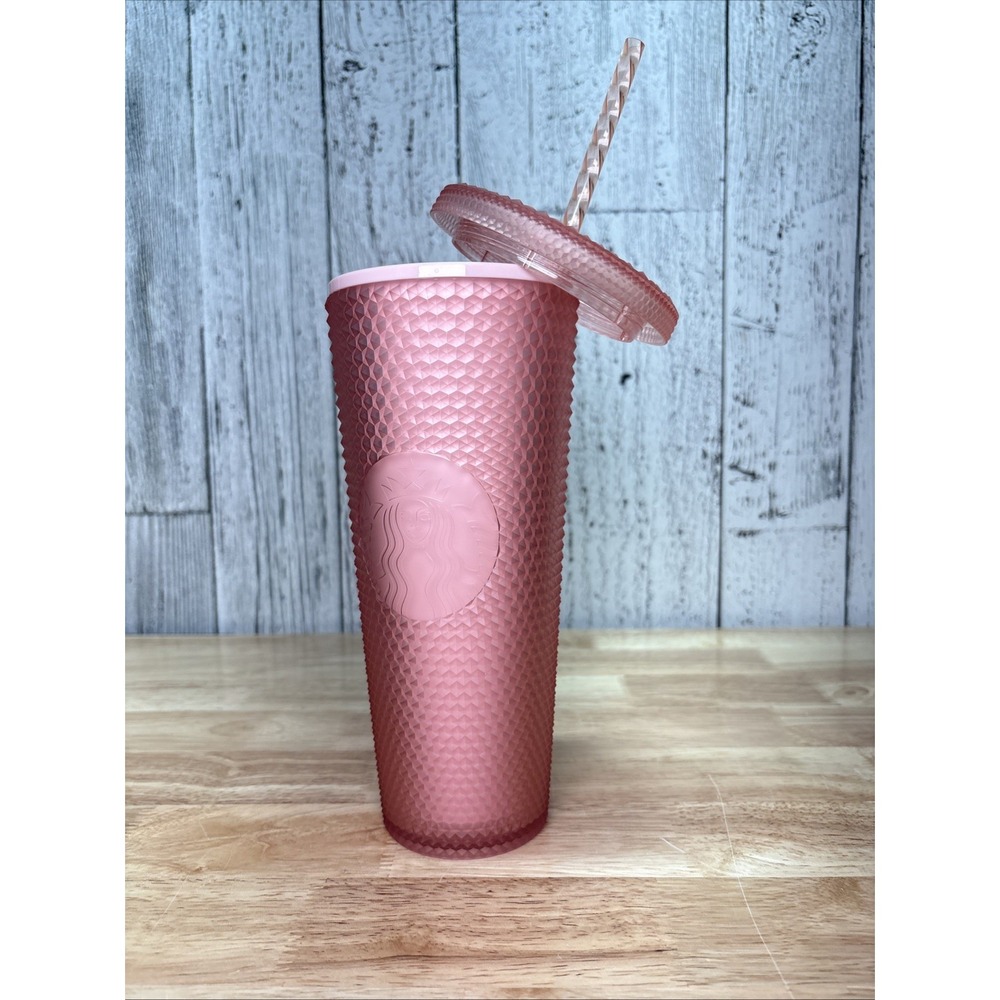 Starbucks 2022 Valentine's Soft Touch Studded Venti, 24 oz. Tumbler - Pink new - Picture 8 of 9